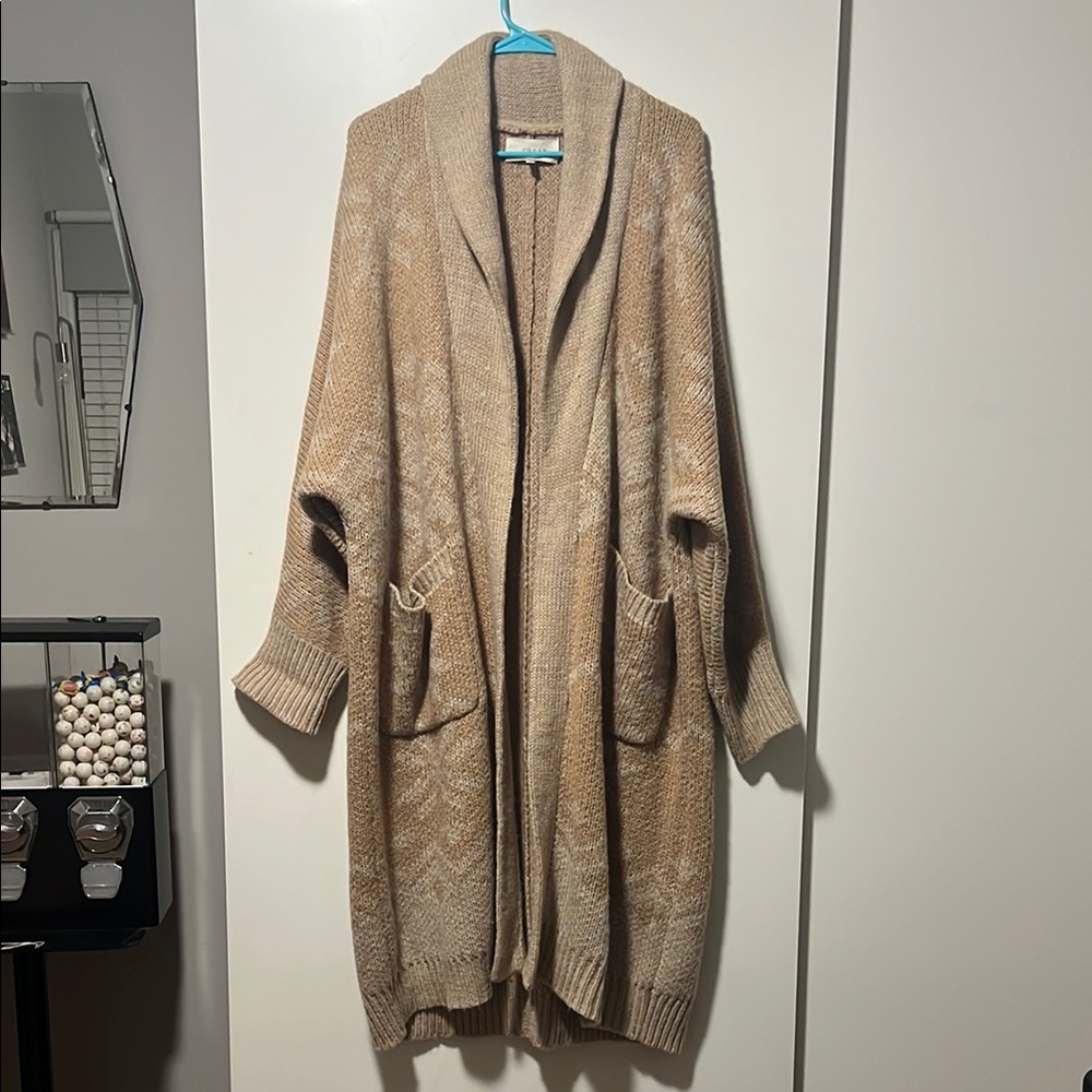 Cozy Tan Women's Sweater - Picture 3 of 10